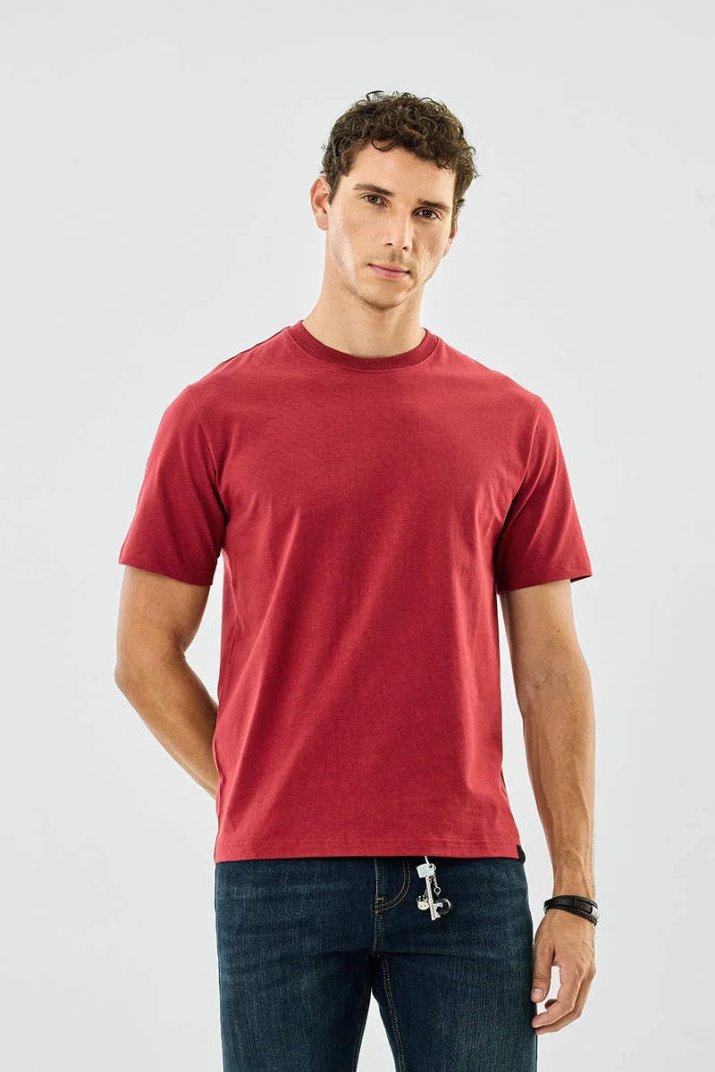 SNITCH Core Lab 100% Cotton Regular Fit T-Shirt